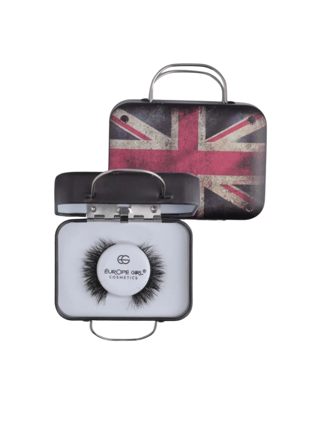 

EUROPE GIRL Clear Band Fluffy 3D Mink False Eyelashes - Daisy, Black