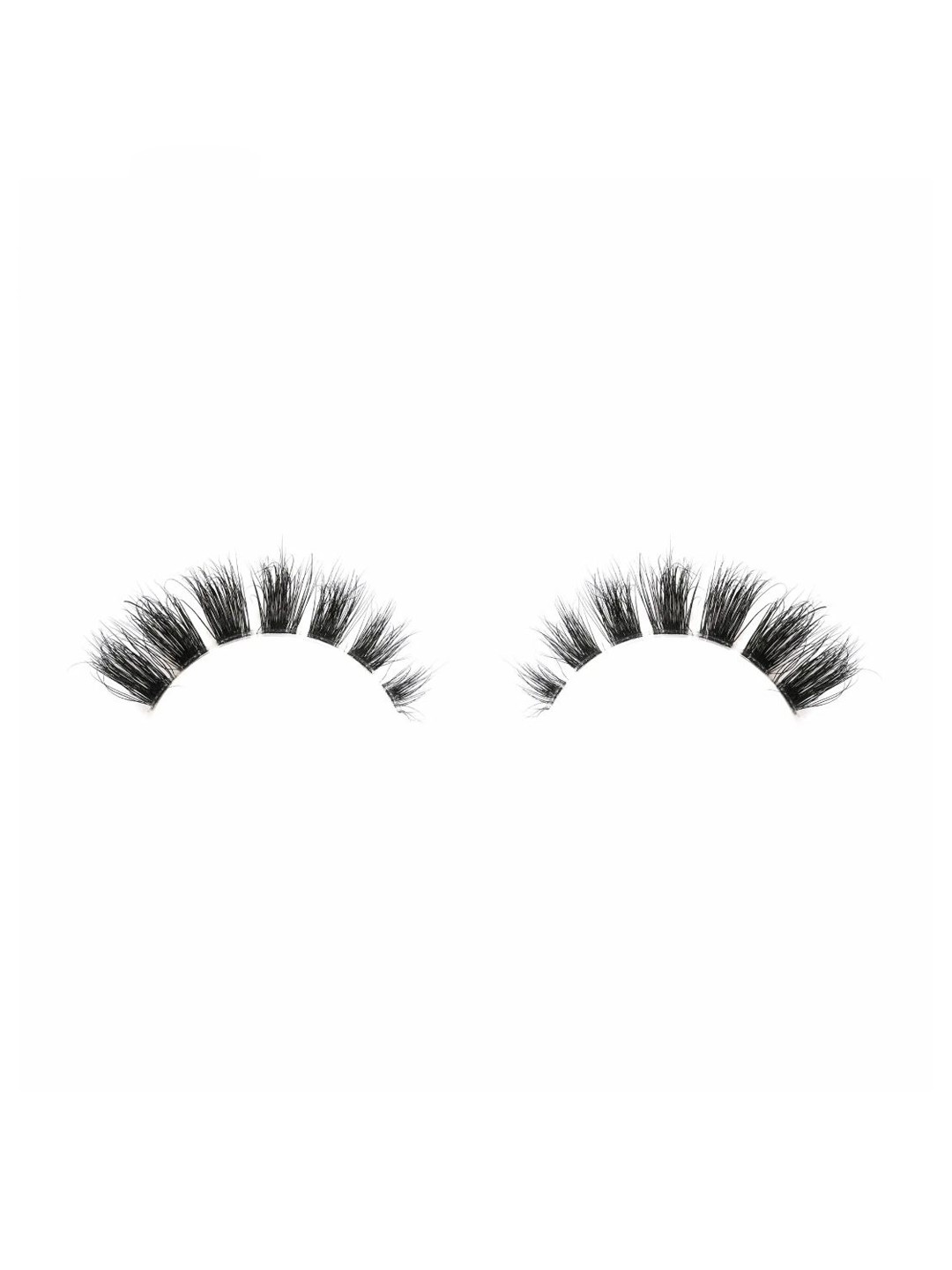 

EUROPE GIRL Clear Band Fluffy 3D Mink False Eyelashes -Fantasy, Black