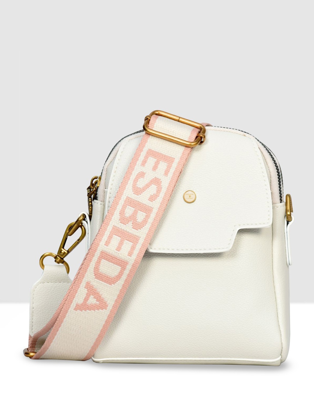 

ESBEDA PU Swagger Sling Bag, White