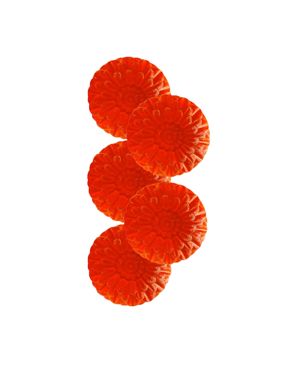 

GROOVY Set Of 5 Vitamin C Soap- 100 g Each, Red