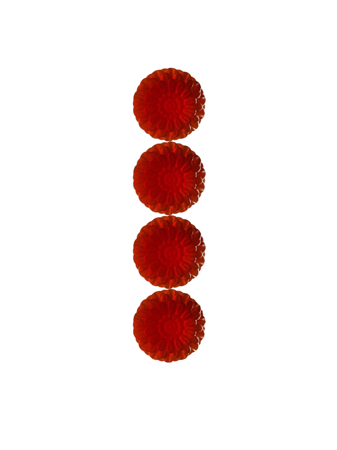 

GROOVY Set Of 4 Deep Skin Cleansing Beetroot Soap- 100 g Each, Red
