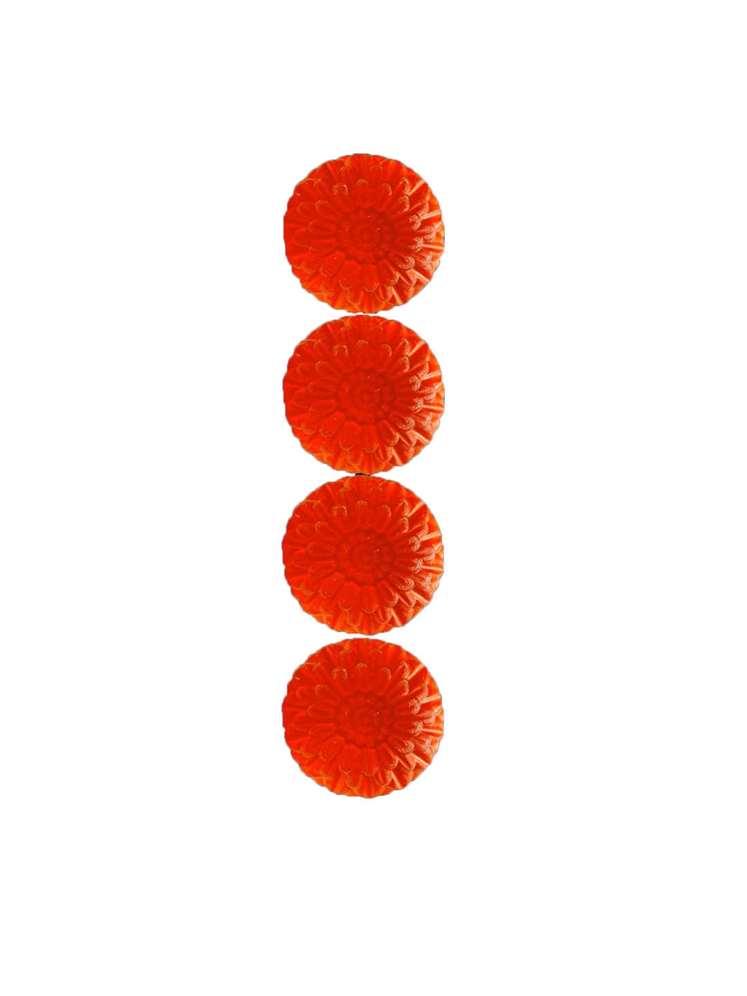 

GROOVY Set Of 4 Vitamin C Antibacterial Soaps - 100 g Each, Red