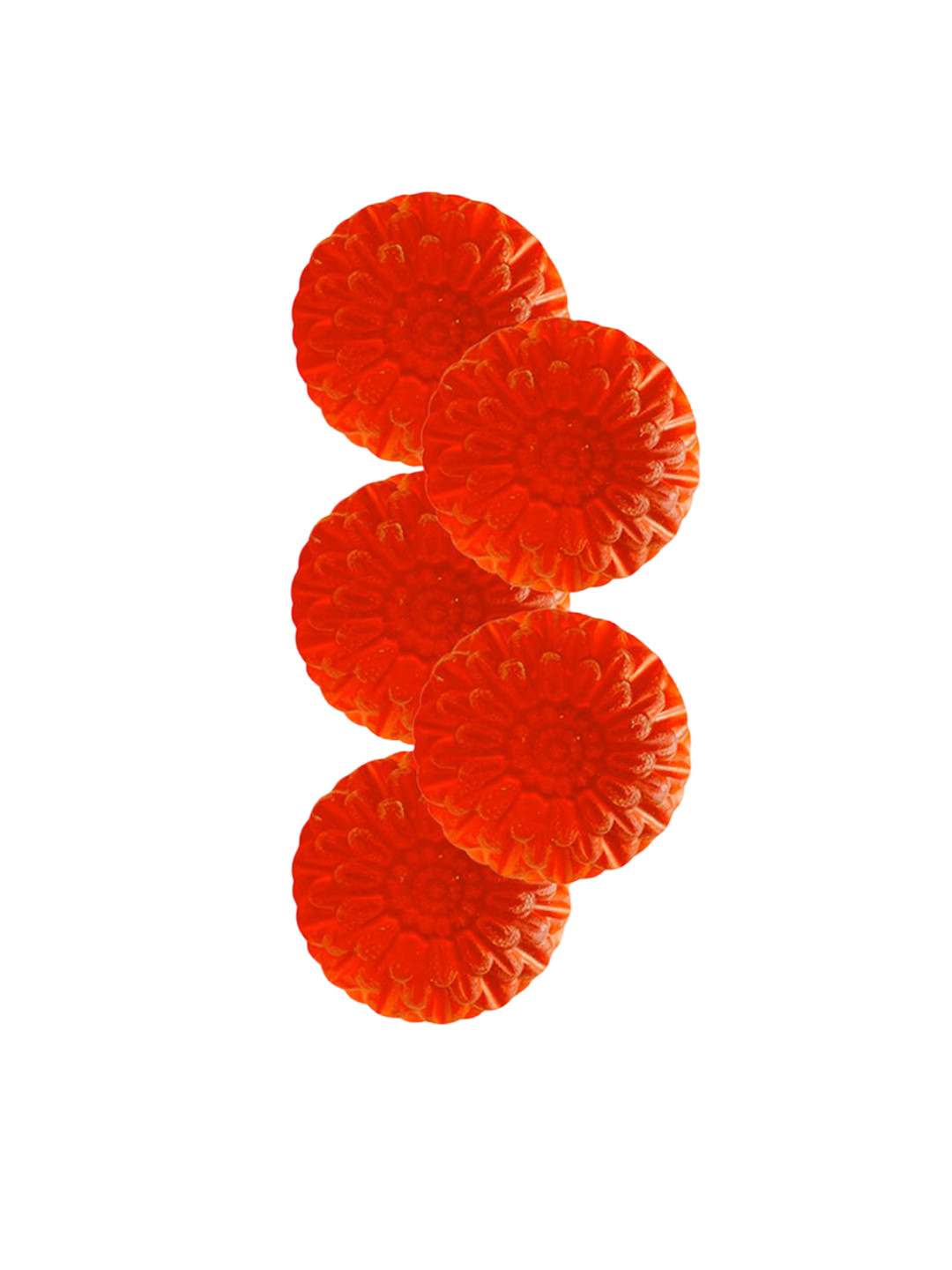 

GROOVY Set Of 5 Vitamin C Soap- 100 g Each, Red