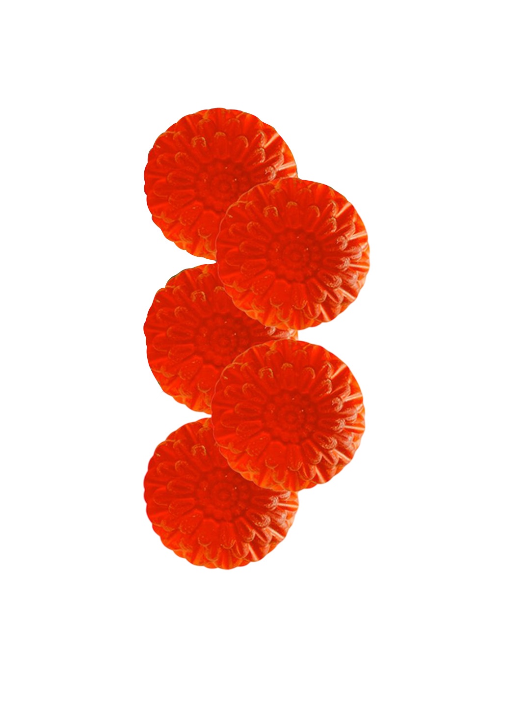 

GROOVY Set Of 5 Vitamin C Antibacterial Soaps - 100 g Each, Red