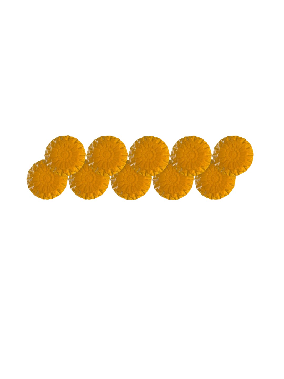 

GROOVY Set Of 10 Regenerating Frankincense Bath Soap - 100 g Each, Orange