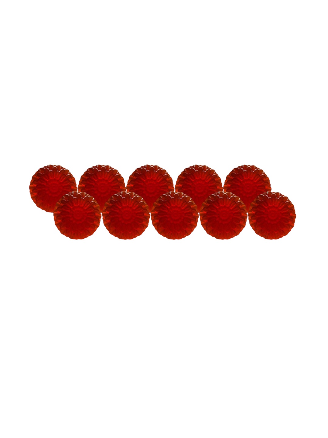 

GROOVY Set Of 10 Restorative Argan Oil Bath Soap - 100 g, Red