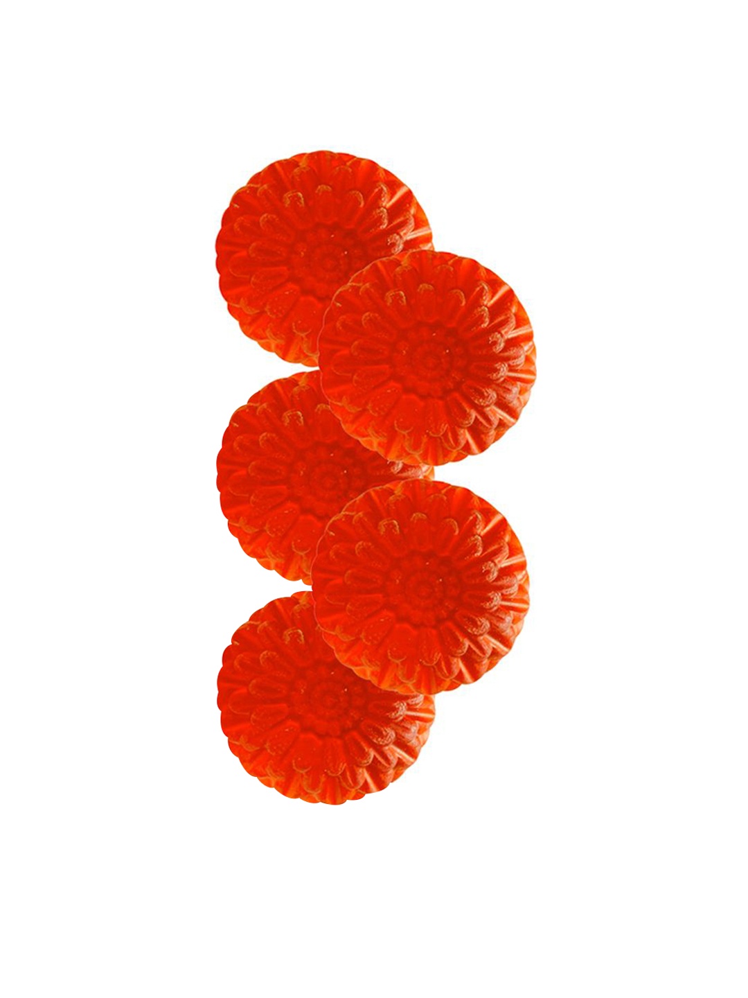 

GROOVY Set Of 5 Vitamin C Antibacterial Soaps - 100 g Each, Red