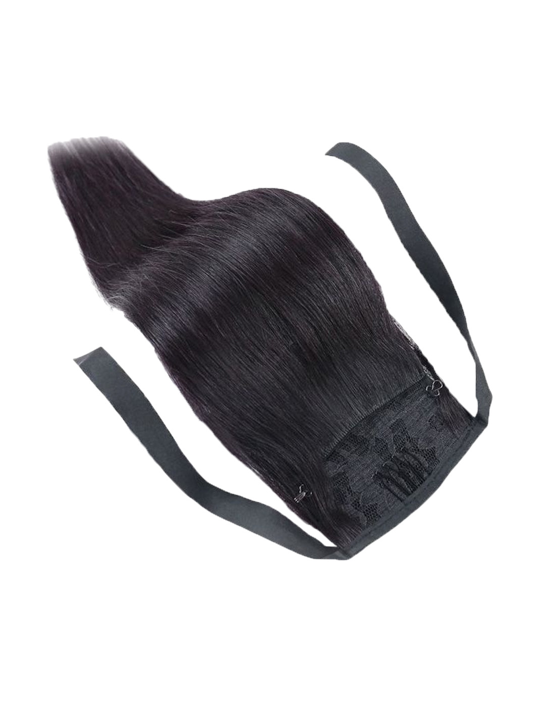 

D-Divine Full Head Ribbon Hair Extension Wig Black 21.6 Inch