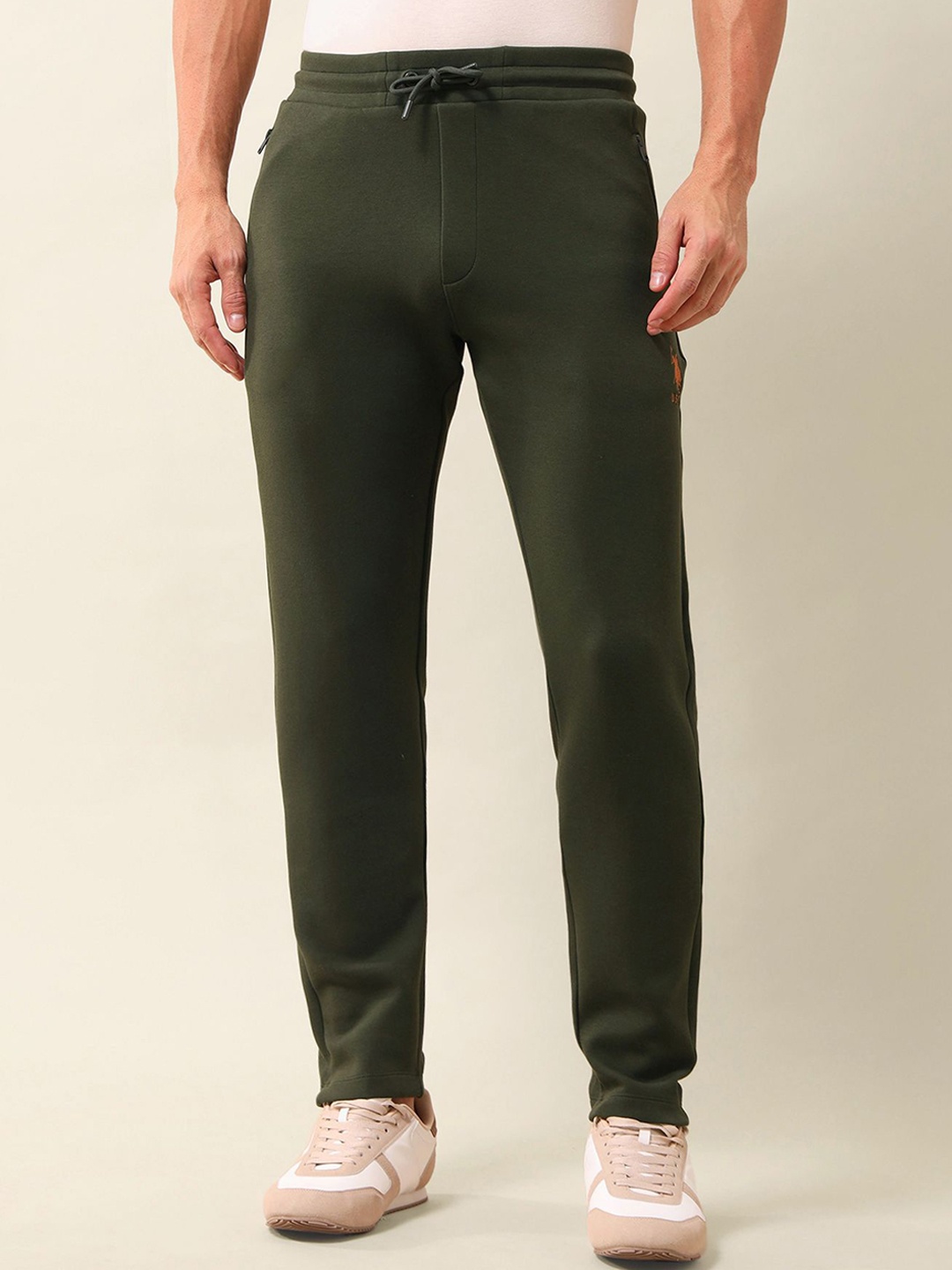 

U.S. Polo Assn. Men Slim Fit Track Pants, Olive