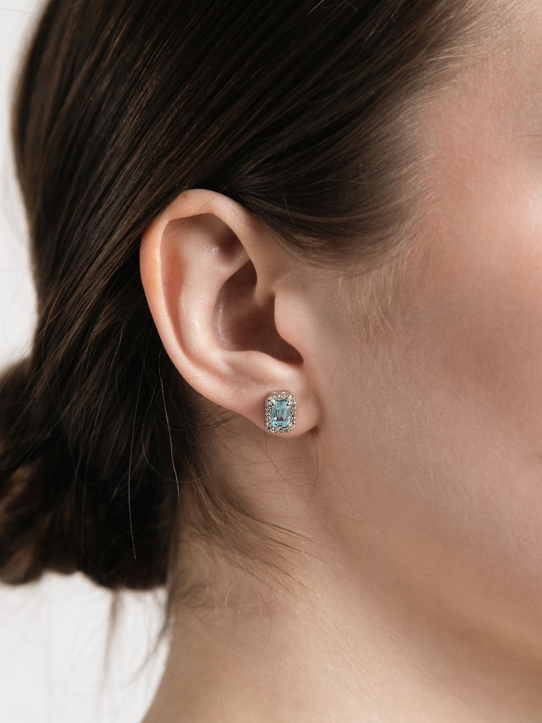 

VELVET IMPERIAL 925 Sterling Silver Silver-Plated Circular Studs