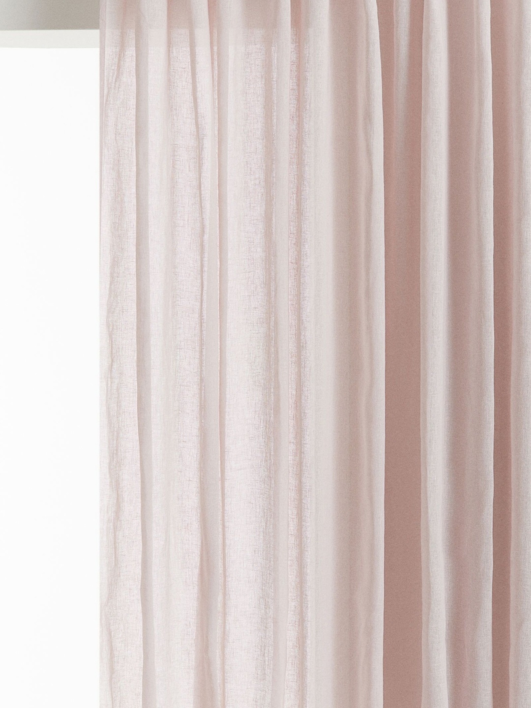 

H&M Pink 2-Pack Long Linen-Blend Curtain Lengths