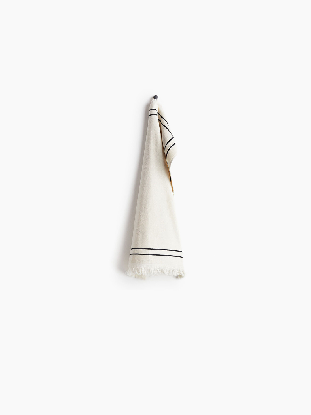 

H&M Unisex White Pure Cotton Terry Hand Towel