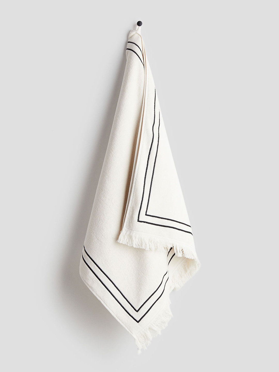 

H&M White Unisex Pure Cotton Terry Bath Towel