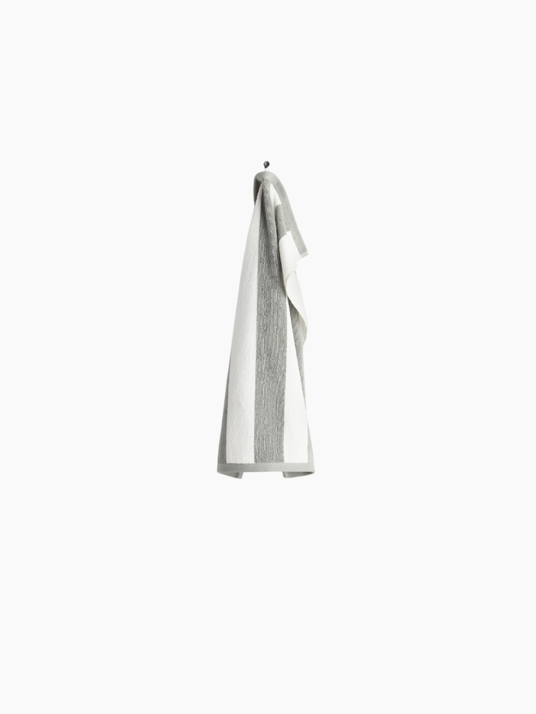 

H&M Unisex Grey Striped Pure Cotton Hand Towel