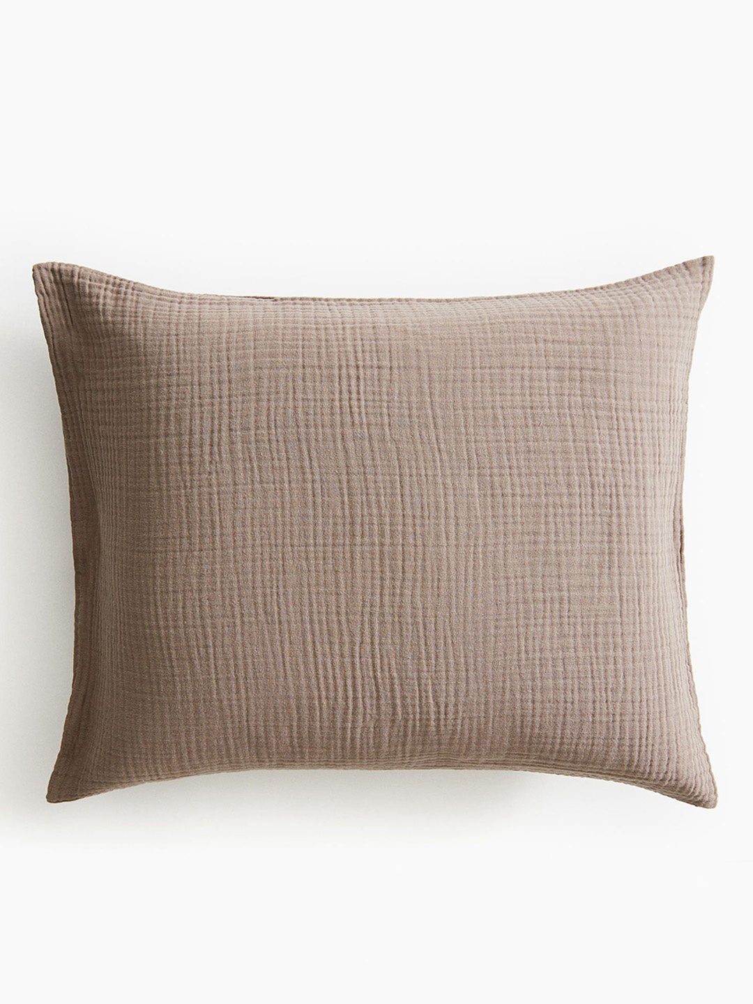 

H&M Beige Cotton Muslin Pillowcase