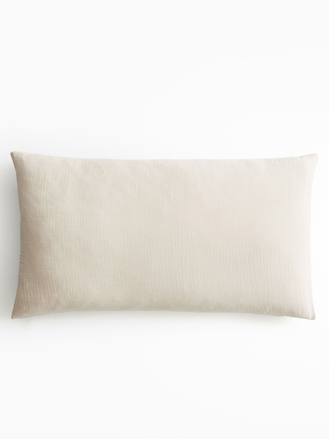 

H&M Beige Cotton Muslin Pillowcase