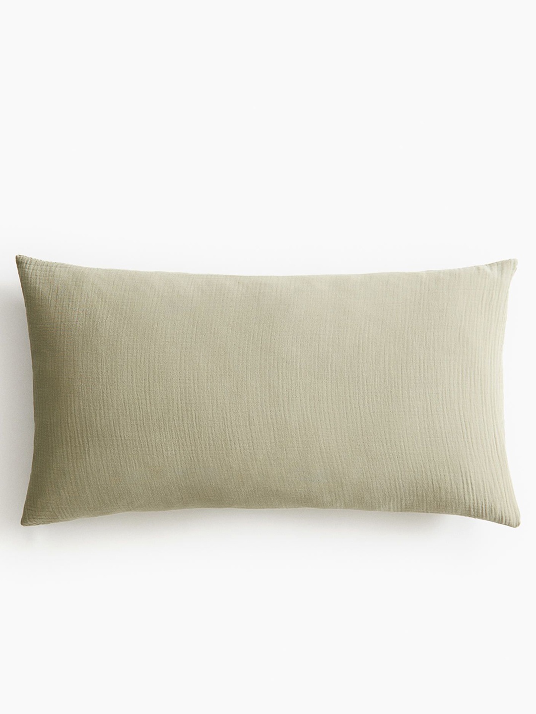 

H&M Green Cotton Muslin Pillowcase