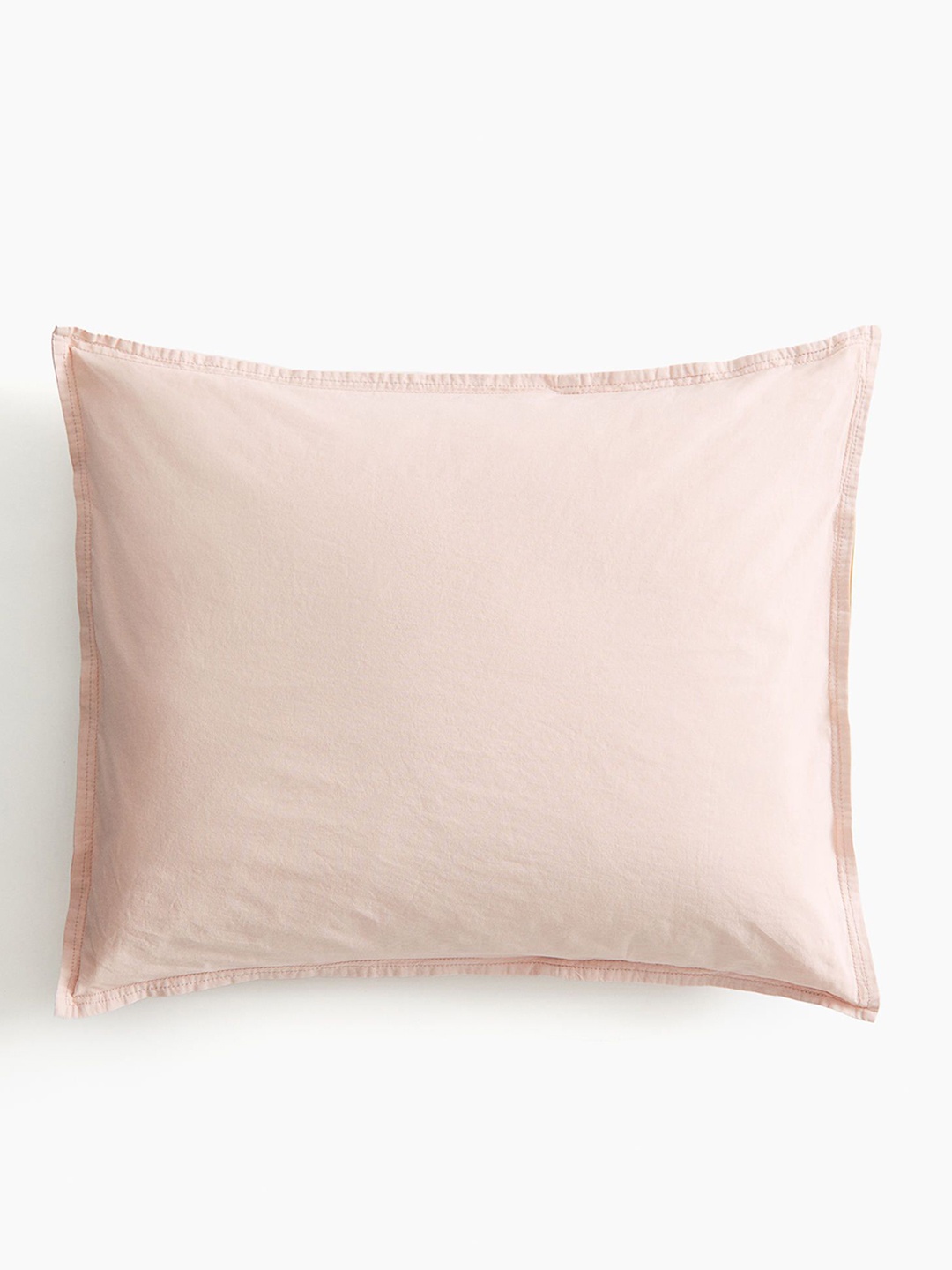 

H&M Pink Washed Cotton Pillowcase