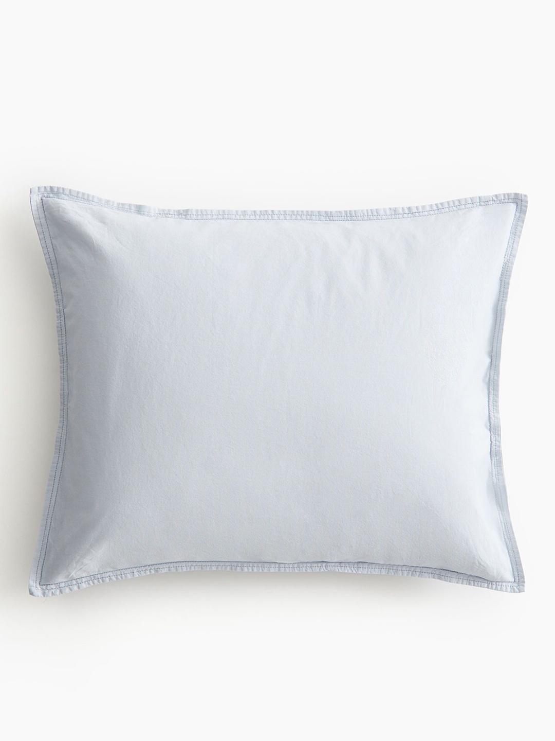 

H&M Blue Washed Cotton Pillowcase