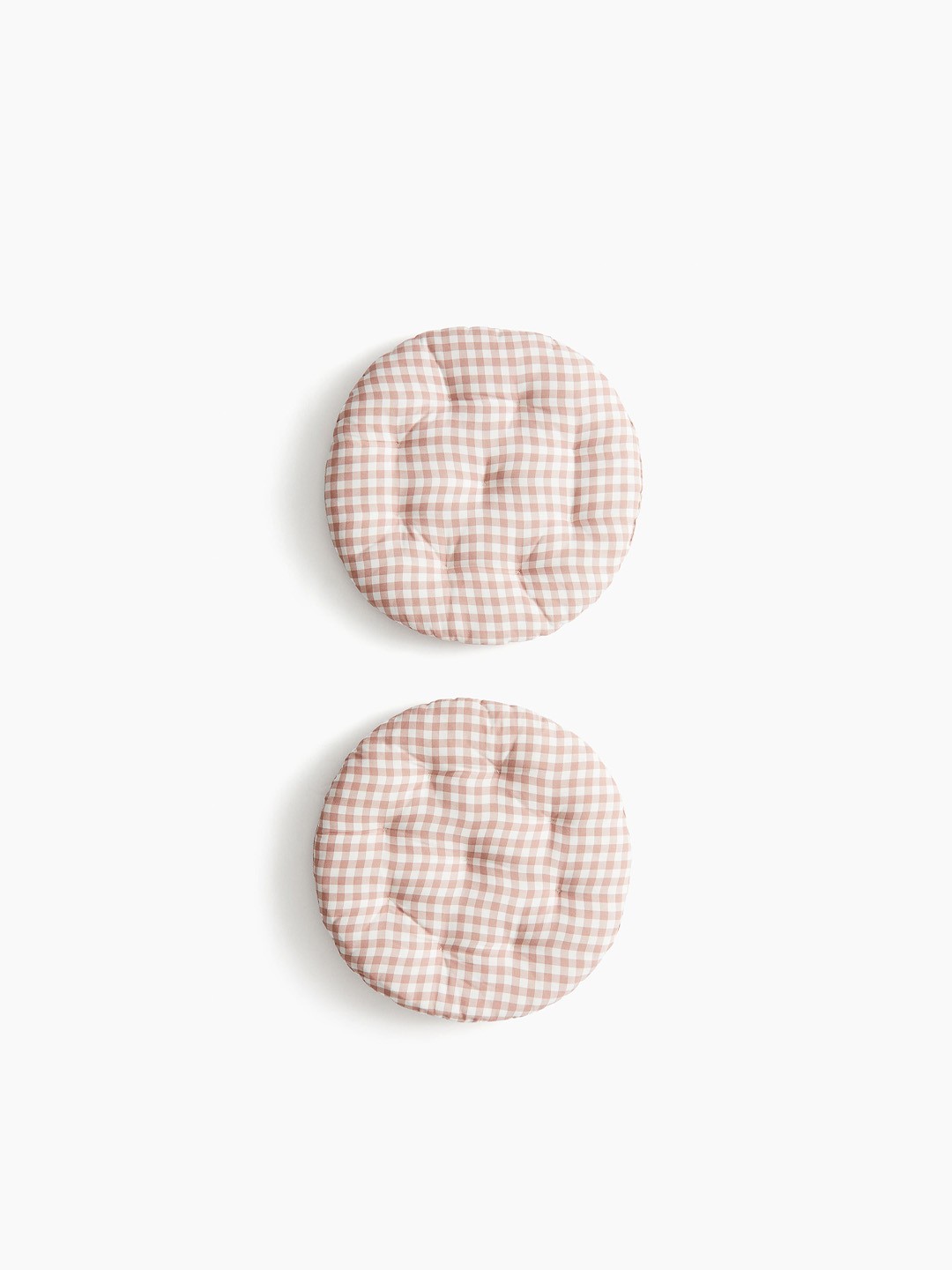 

H&M White 2-Pack Round Seat Chusions