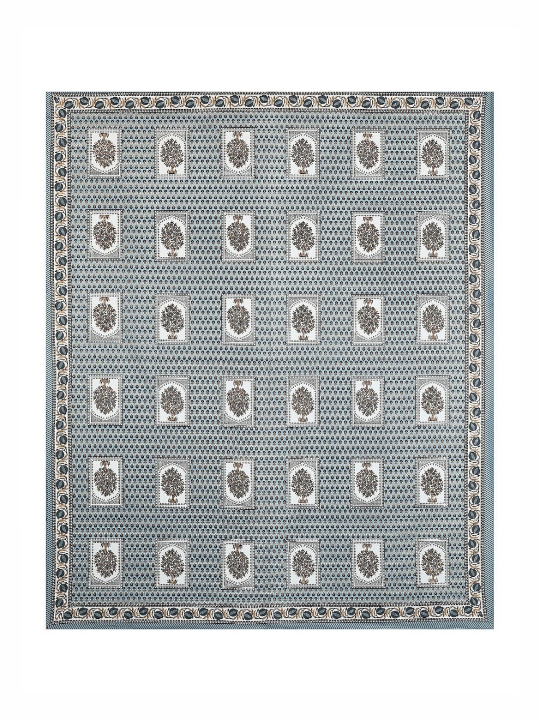 

Butea Crape Grey & White Floral 180 TC King Bedsheet with 2 Pillow Covers