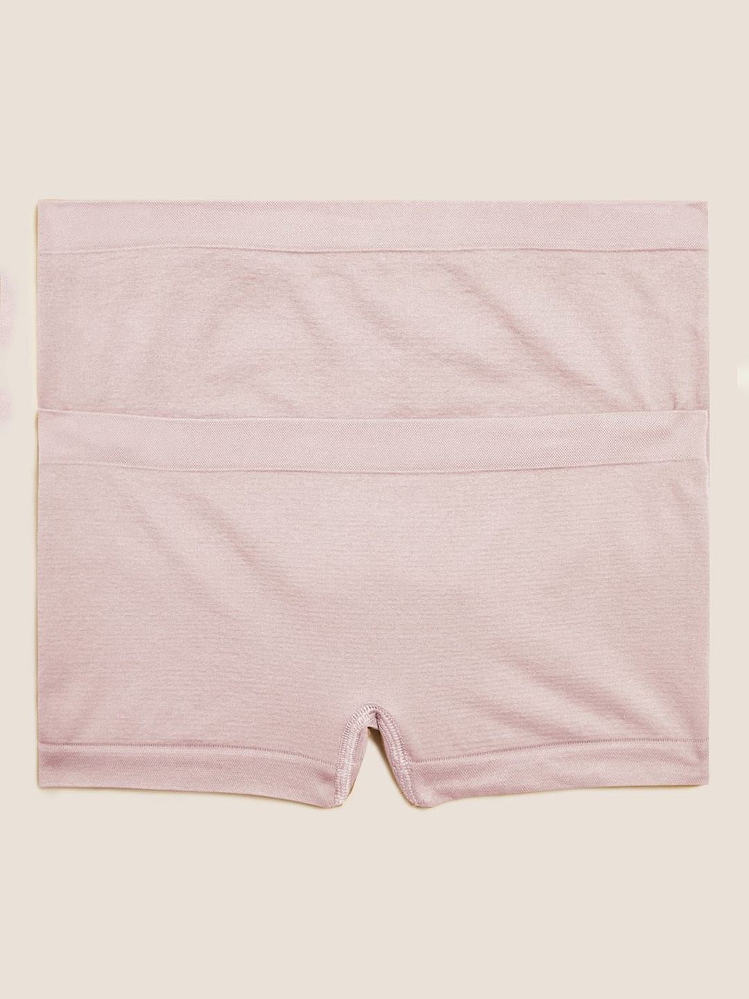 

Marks & Spencer Girls High-Rise Shorts, Nude