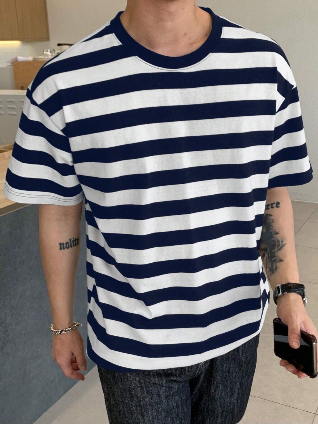 

URBAN INDY Men Printed T-shirt, White