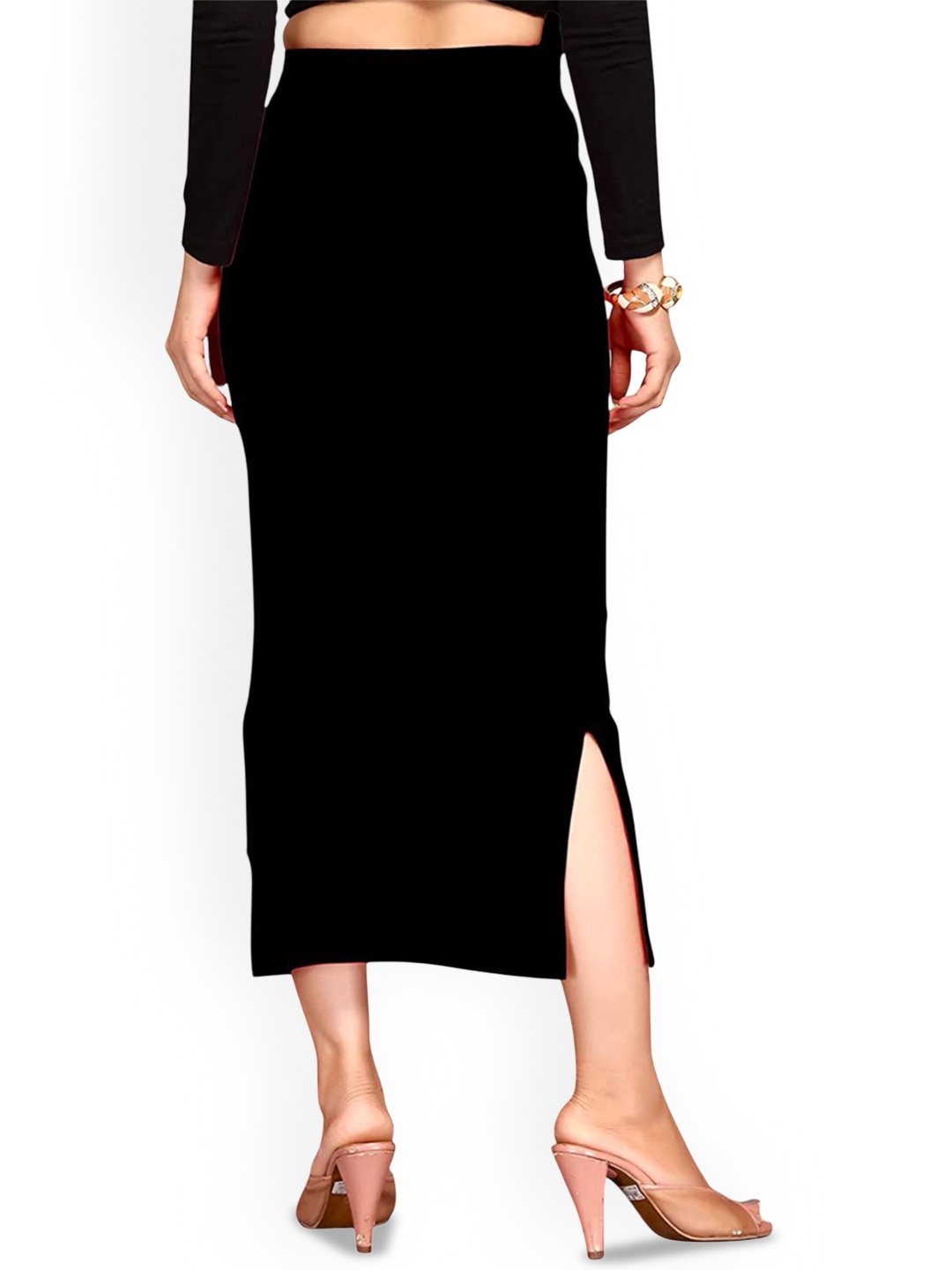 

ALYNE Women High Rise Stretchable Shapewear, Black