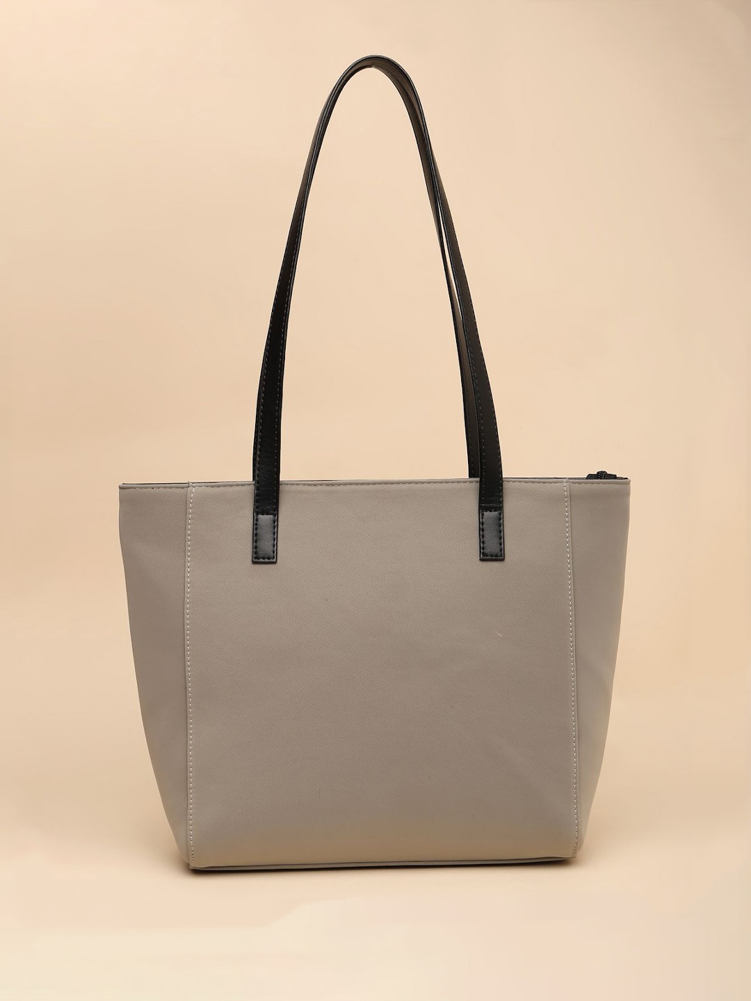 

DressBerry PU Shopper Tote Bag, Grey