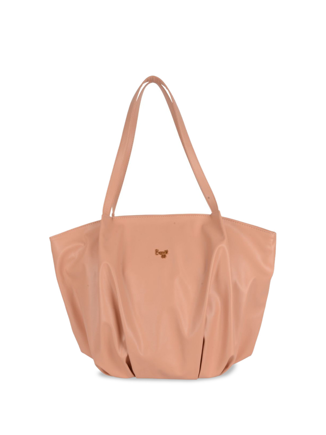 

Baggit Women L Raha Tafi Apricot Solid Structured Shoulder Bag, Peach
