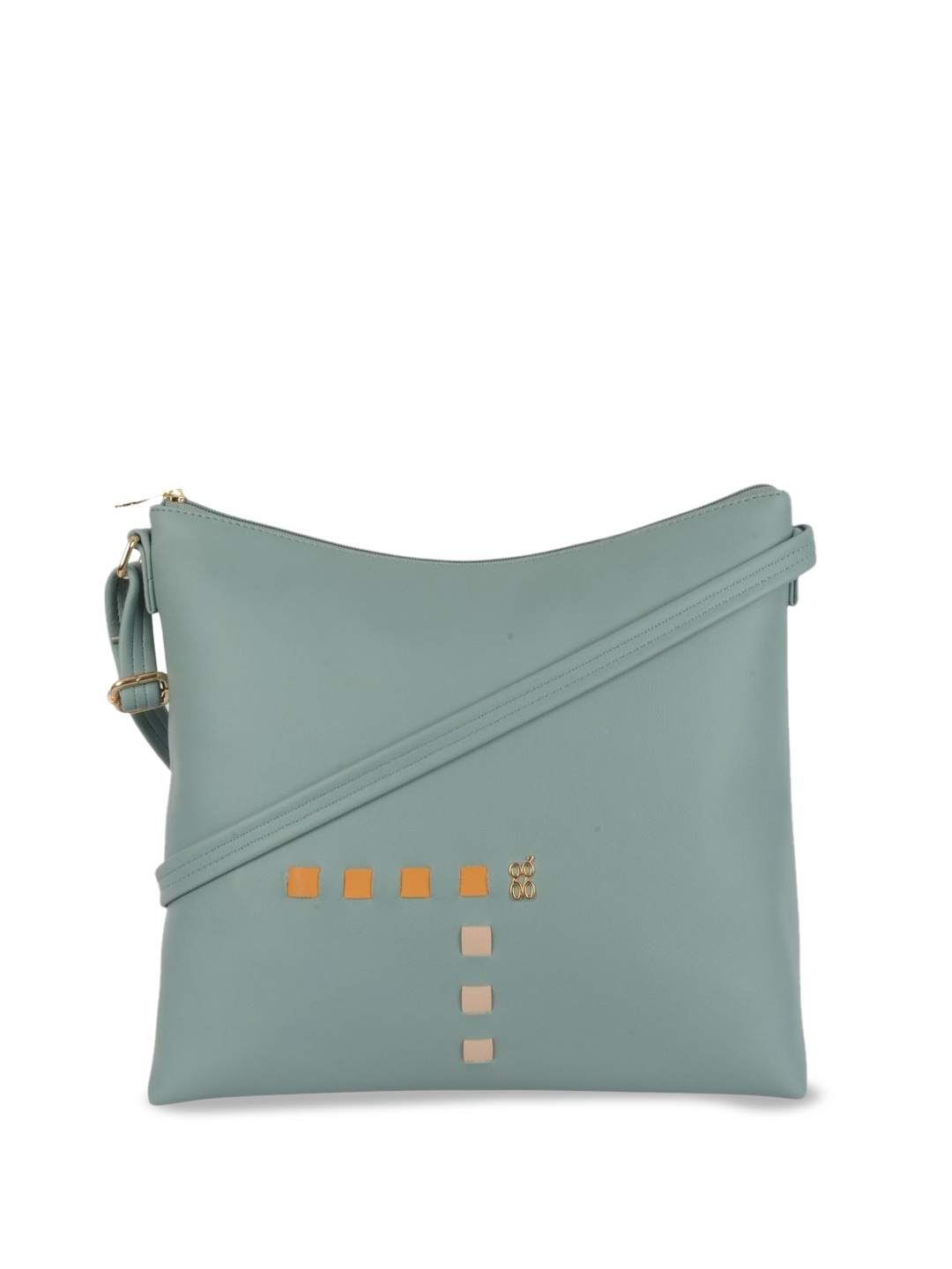 

Baggit Women Lxe Taboo 3T5 E Ziba Solid Baguette Sling Bag, Green