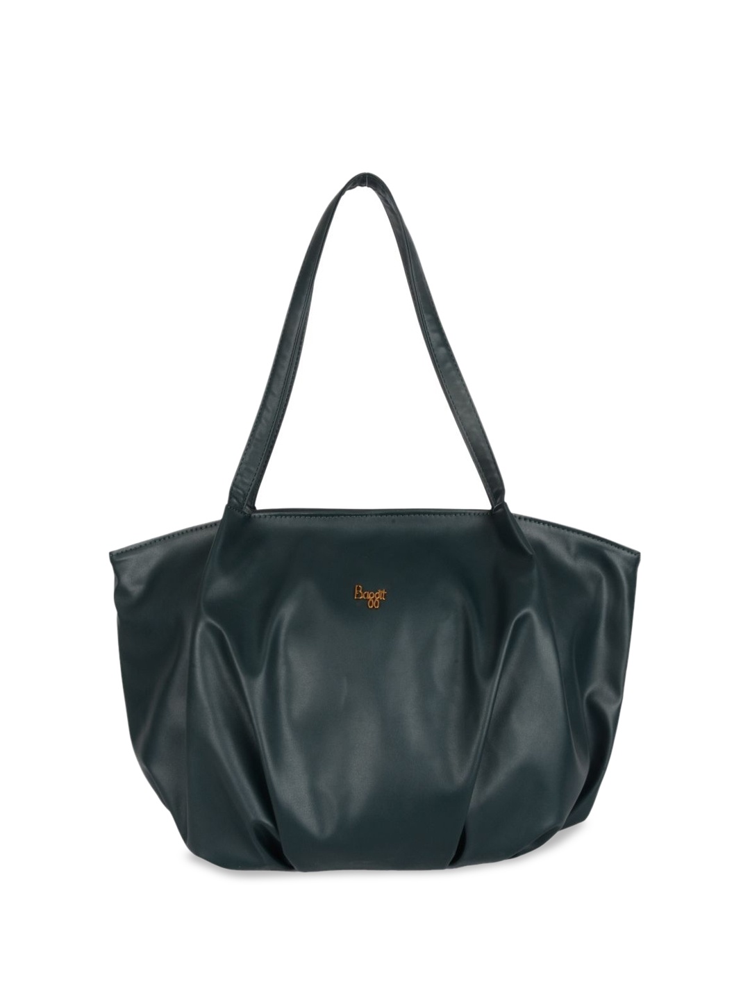 

Baggit Women L Raha Tafi Solid Structured Shoulder Bag, Green