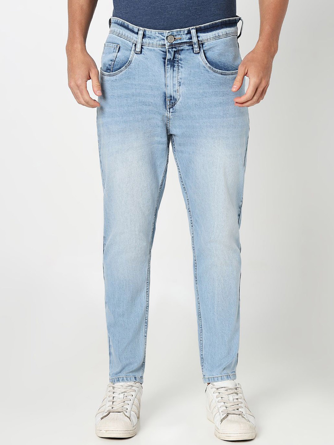 

R&B Men Heavy Fade Jeans, Blue