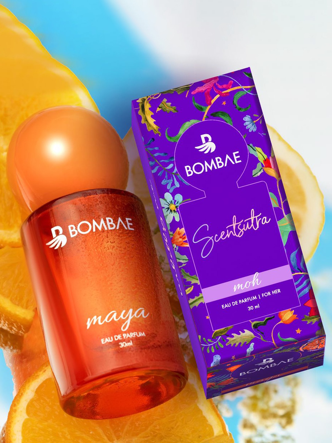 

BOMBAE Women Maya Long Lasting Eau De Parfum - 30ml, Orange