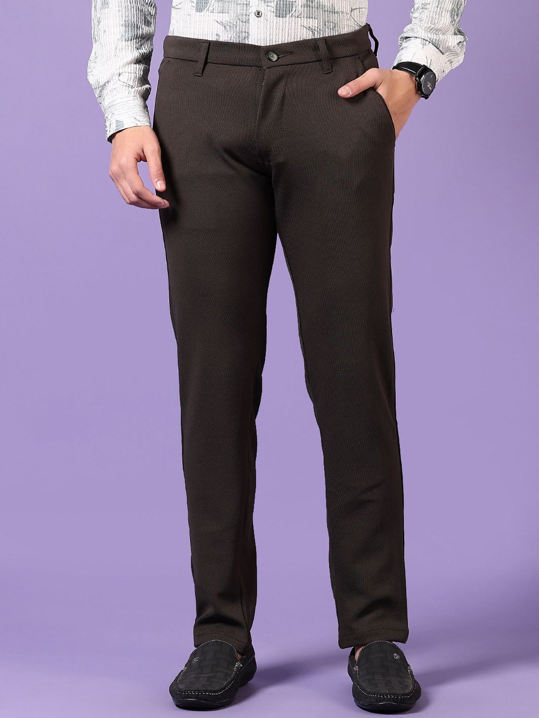 

V-Mart Men Chinos Trousers, Olive