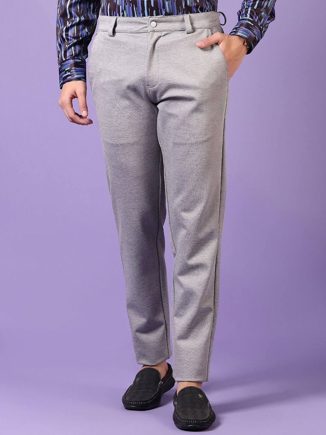 

V-Mart Men Chinos Trousers, Navy blue