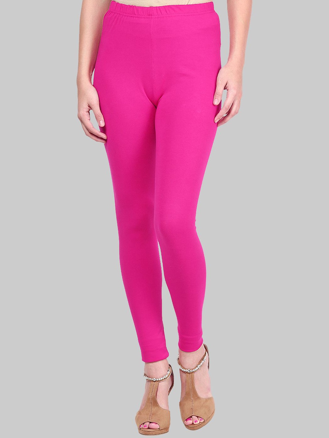 

Castle Lifestyle Women 6.3Mid-Rise Ankle-Length Leggings, Magenta