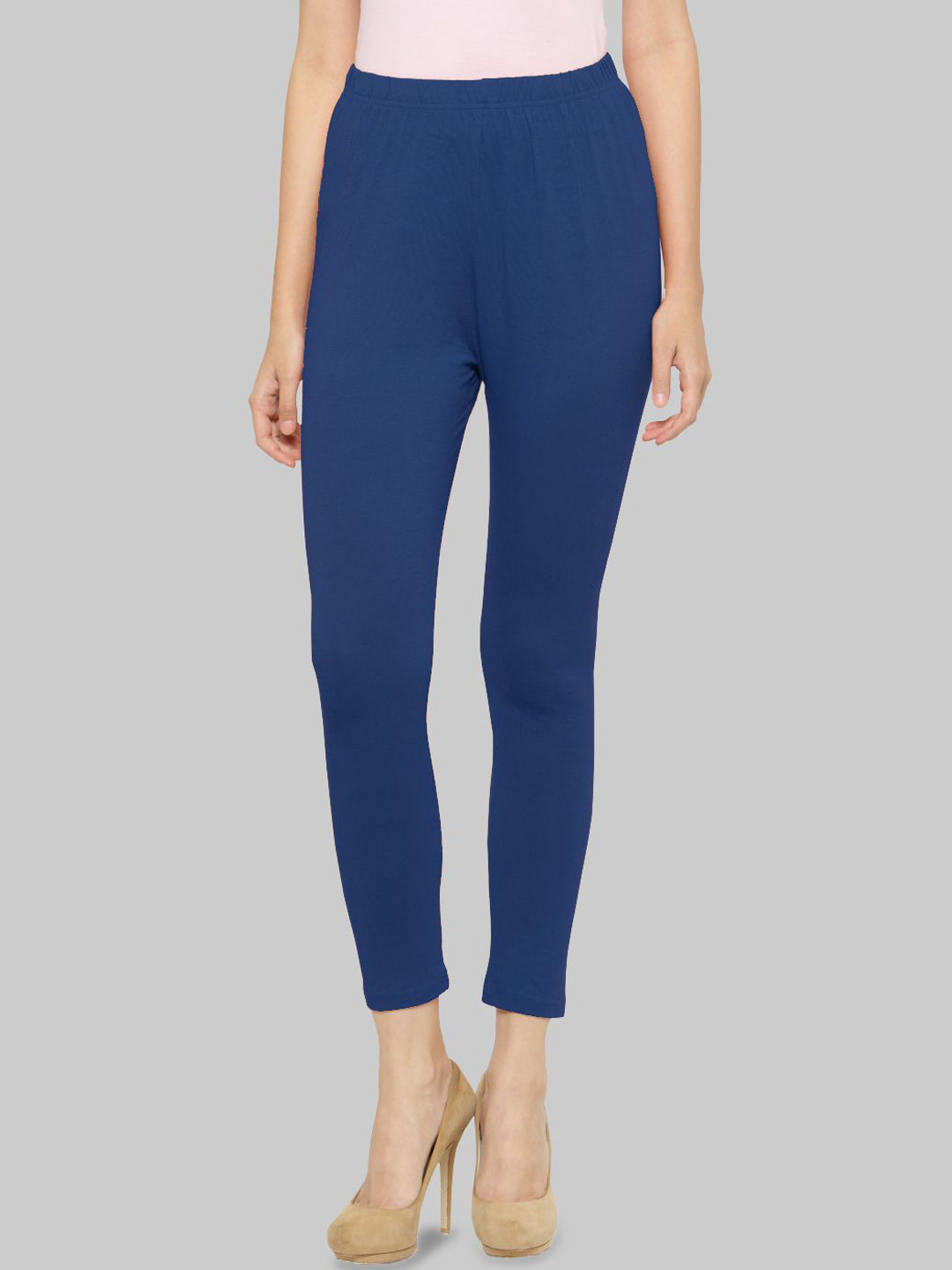 

Castle Lifestyle Women Mid-Rise Ankle-Length Leggings, Blue