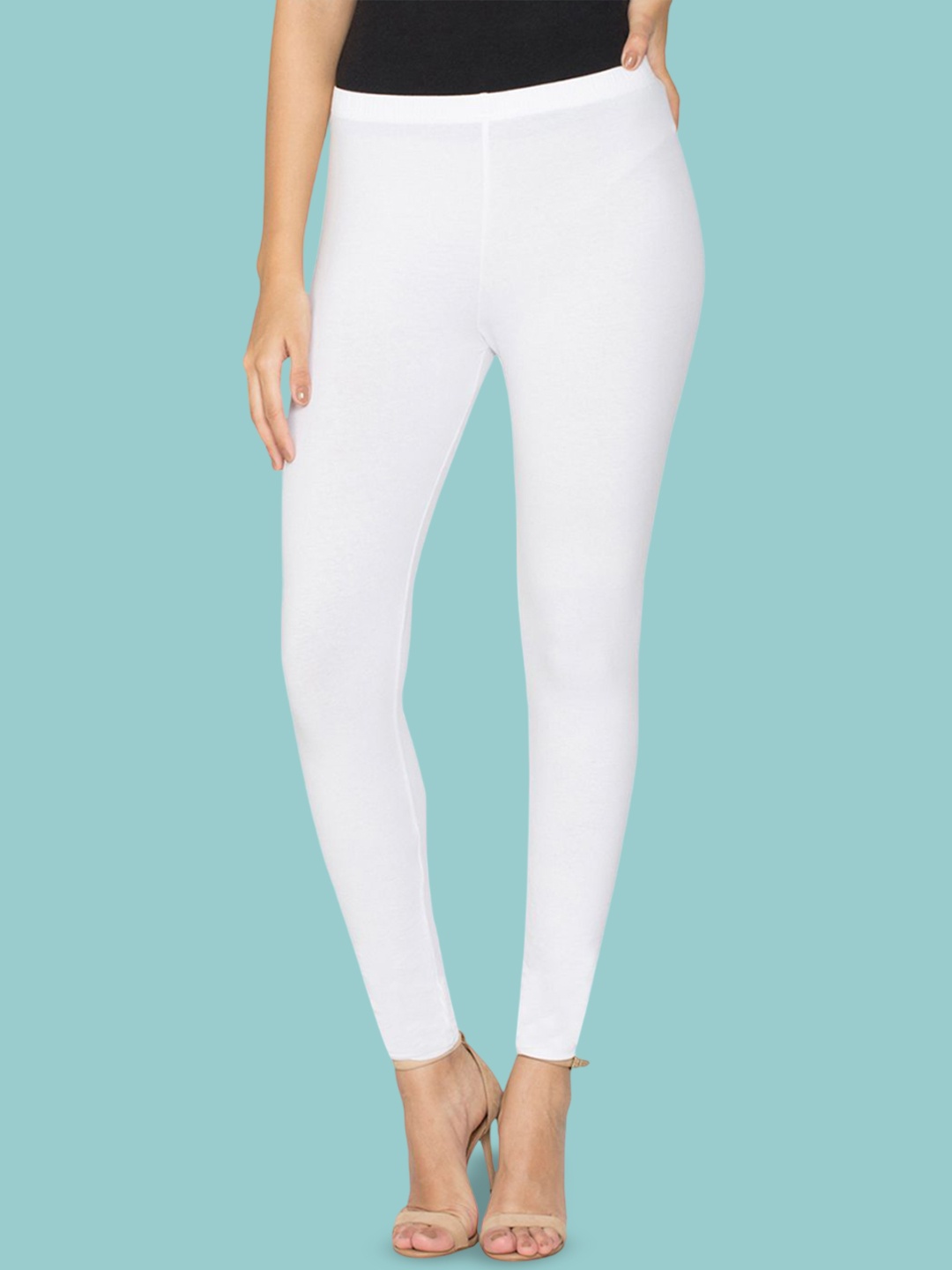 

Castle Lifestyle Women Ankle Length Leggings, White