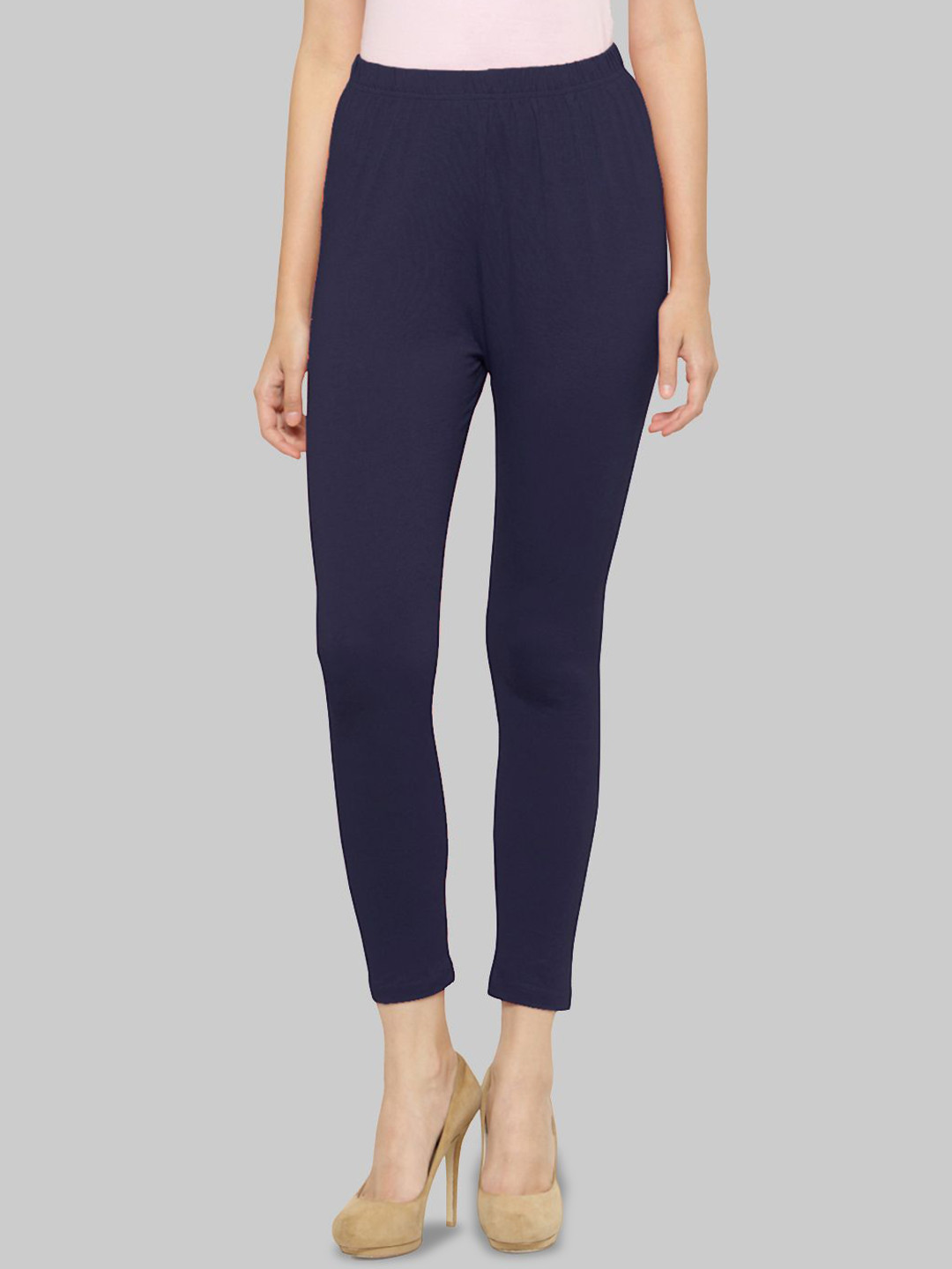 

Castle Lifestyle Mid-Rise Ankle-Length Leggings, Navy blue
