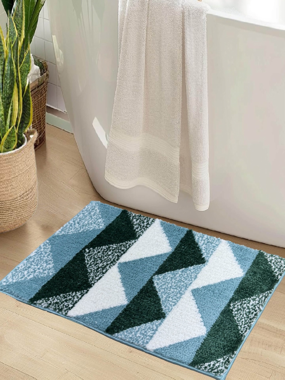 

ROSEATE Blue Pyramid Bathmat 40X60 Cm