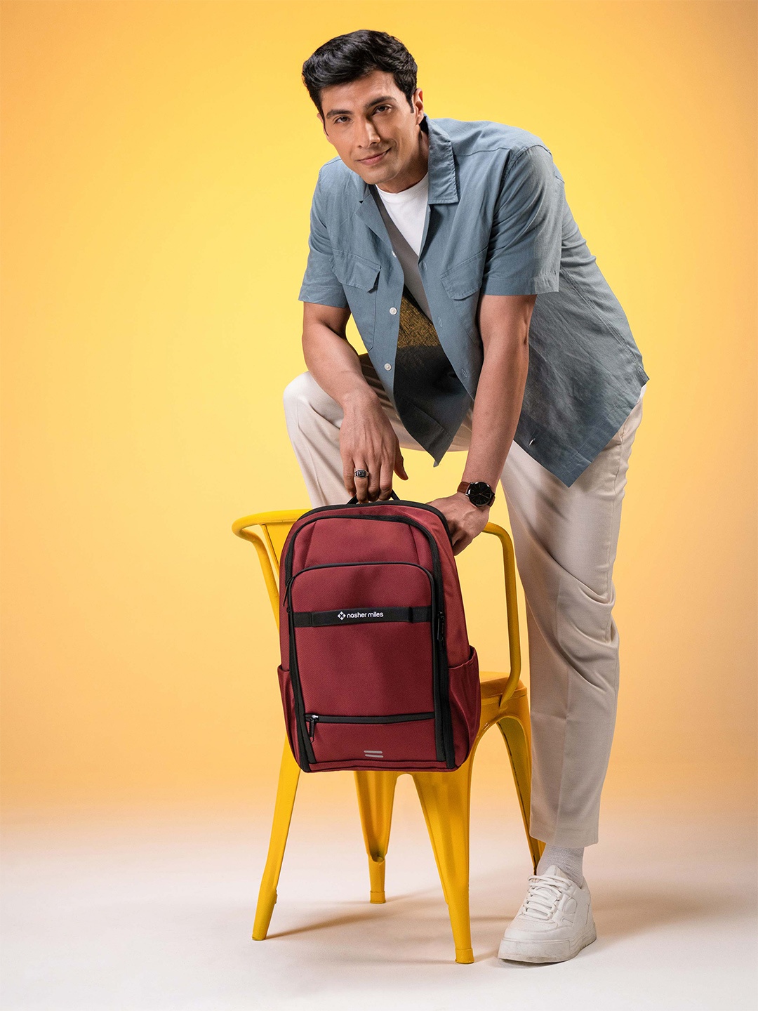 

Nasher Miles Unisex Brooklyn 30L Polyester Casual Overnighter Multipurpose Laptop Backpack, Maroon