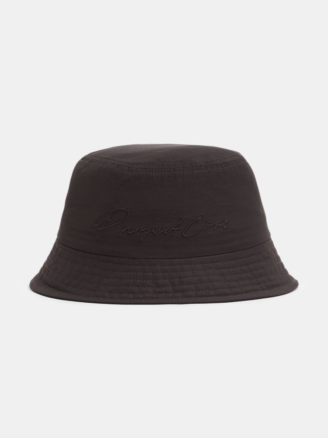 

Jack & Jones Men Brown Embroidered Bucket Hat