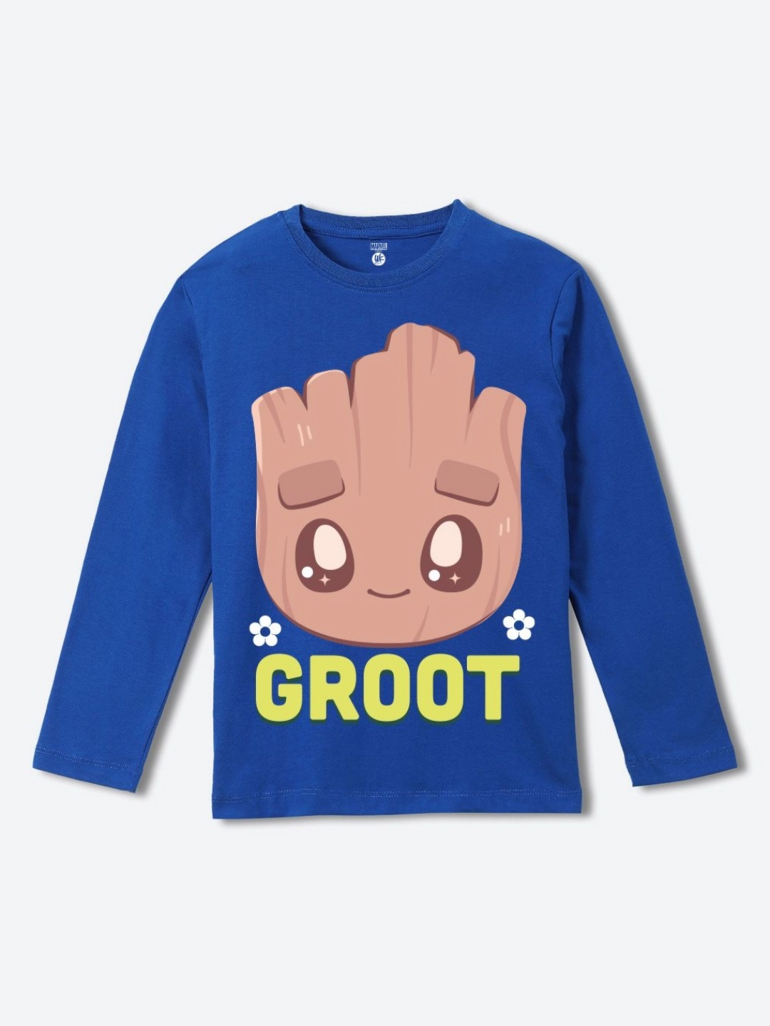 

YK Marvel Boys Graphic Printed Round Neck Cotton T-shirt, Blue