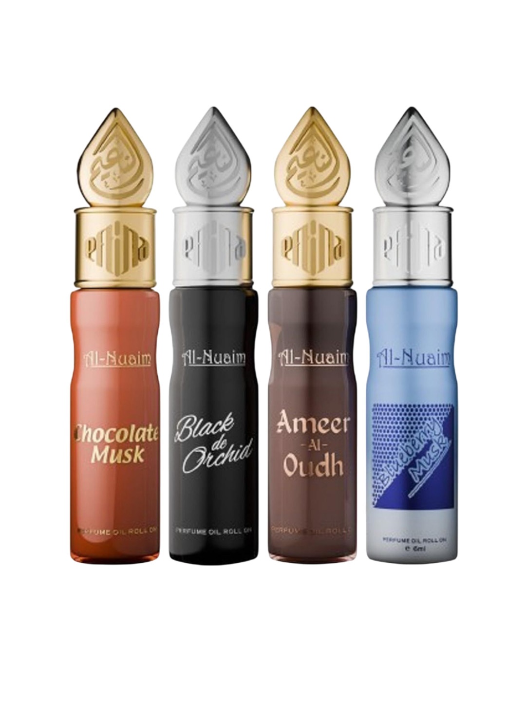 

Al-Nuaim Set Of 4 Amaze Attar Gift Set - 6 ml Each, Red