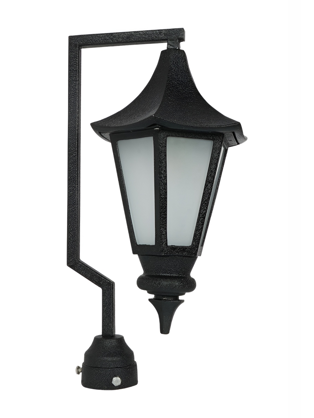 

Fos Lighting Victorian Style Black Aluminum Post Top Gate Lamp