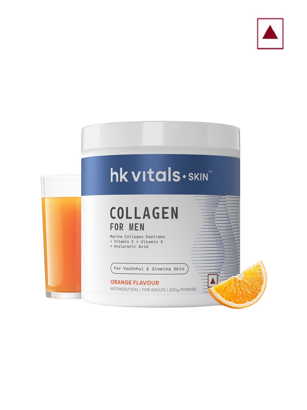 

HK VITALS Men Collagen Supplement For Youthful and Glowing Skin - Orange - 200 g