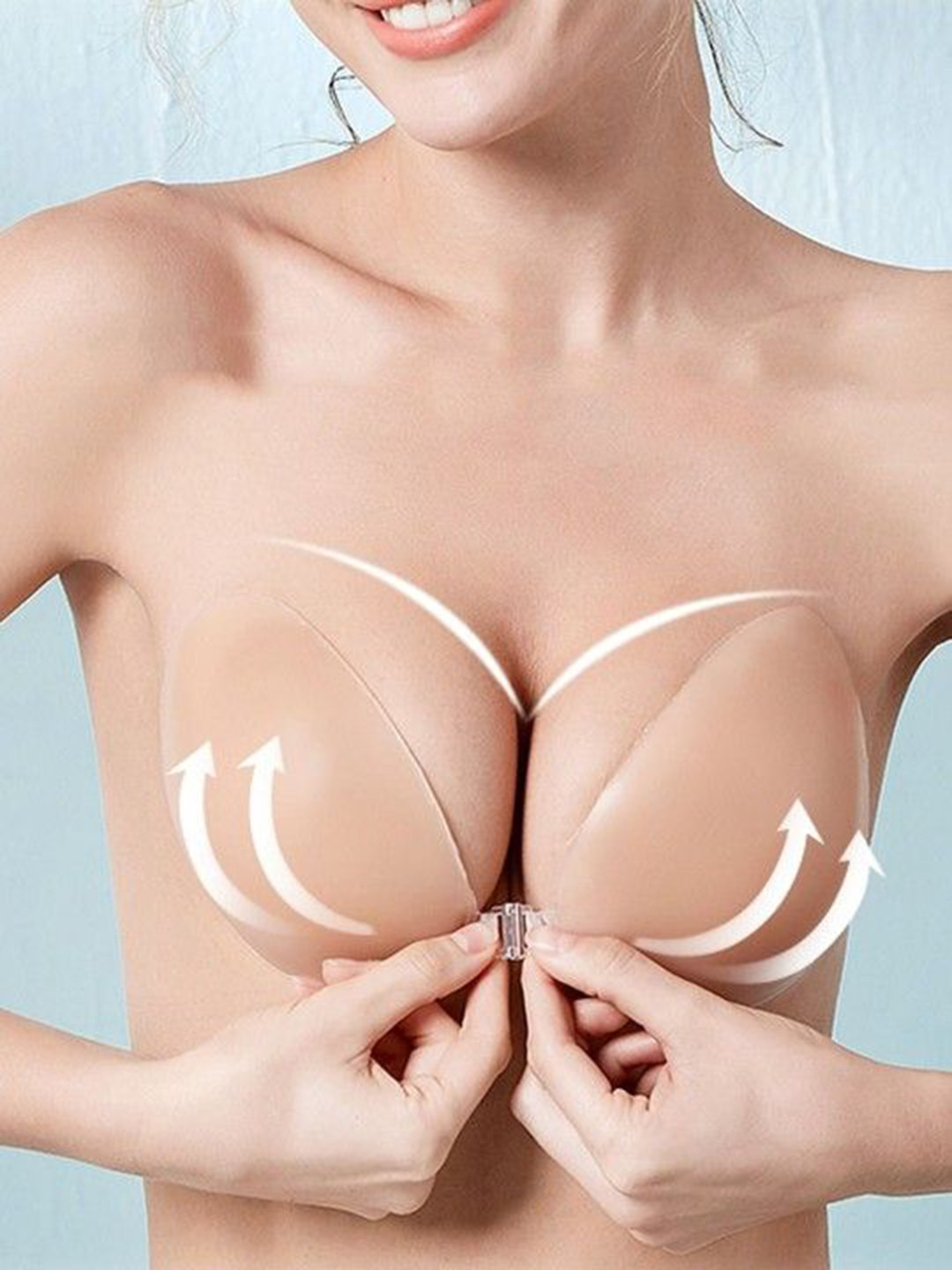 

Softwrap Women Reusable Stick-On Lingerie accessories, Nude