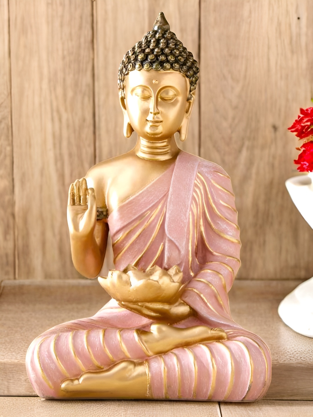 

VIVARS CRAFT Pink Religious Figurine Showpiece