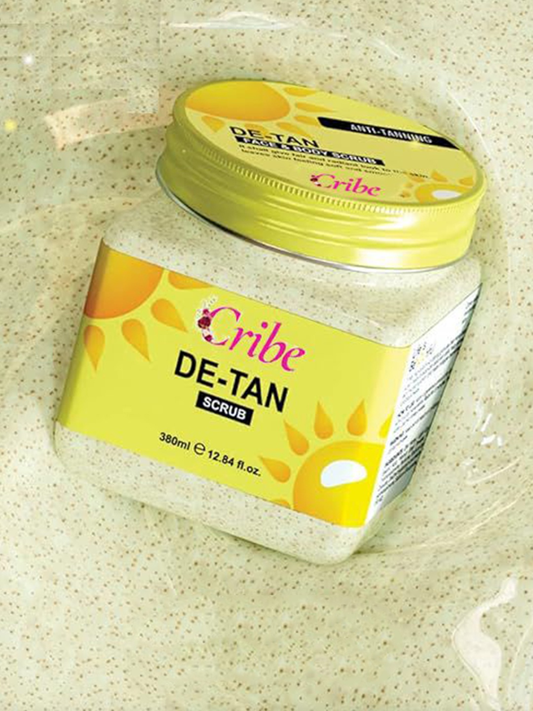 

CRIBE De-Tan Scrub - 380 ml, Yellow